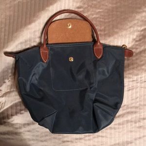 Longchamp le pliage neo mini in blue/gray